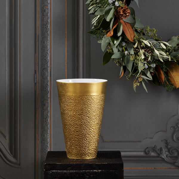 Vase in a Gift Box - Minéral Gold by Raynaud