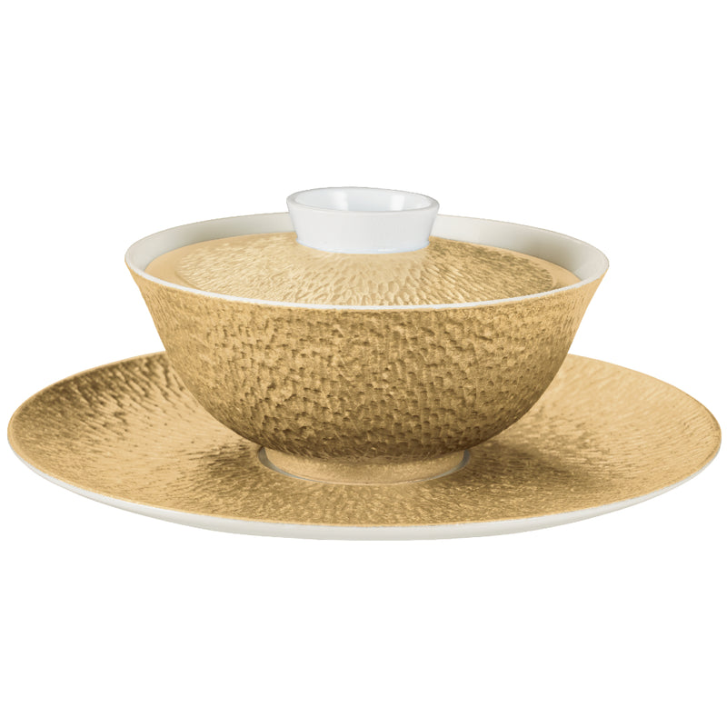 Chinese Soup Bowl Lid 11cm - Minéral Gold