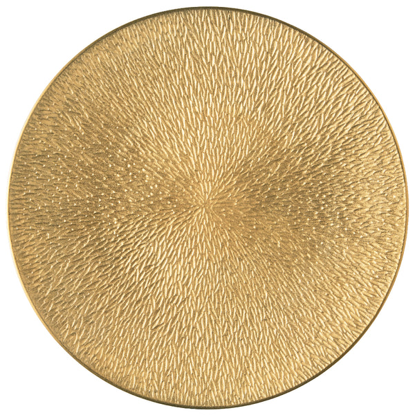 Presentation Plate Fully Engraved - Minéral Gold