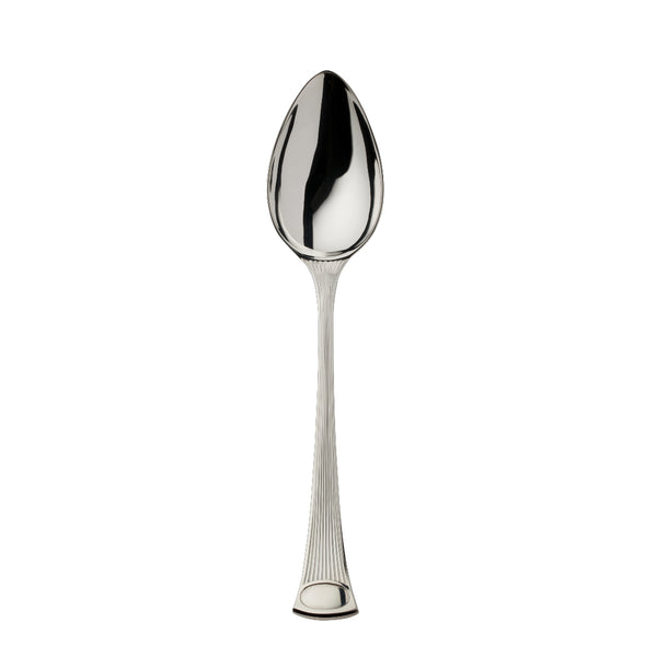 Children’s Spoon – Avenue silver-plated spoon with smooth bowl and sculpted ridged handle.