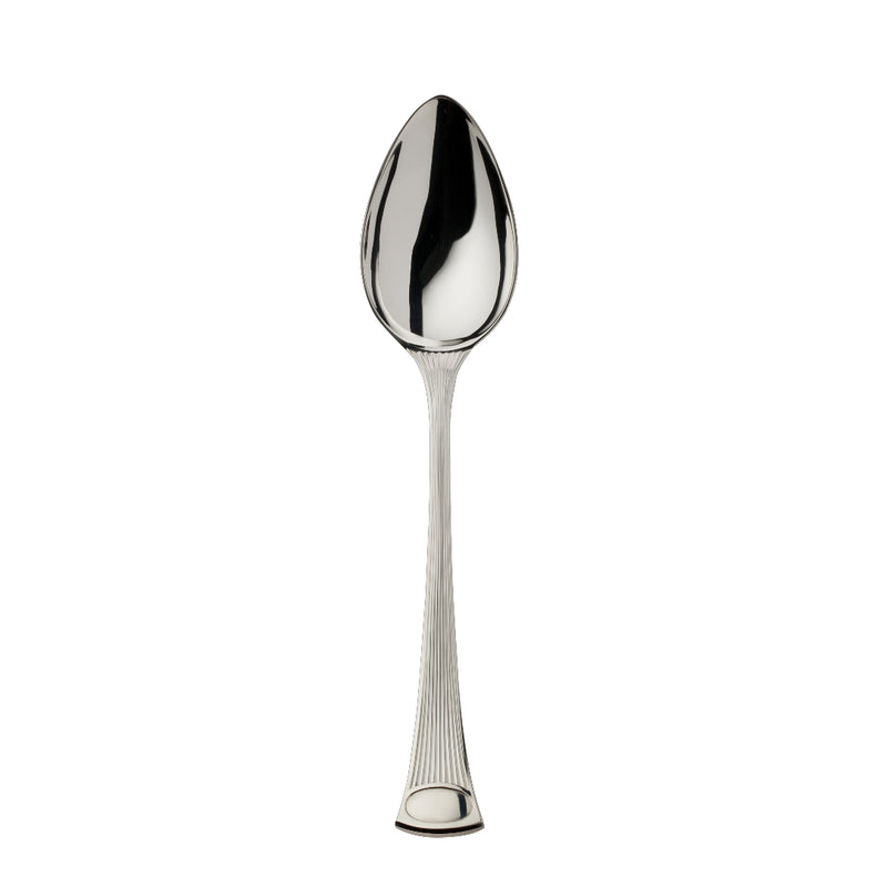 Children’s Spoon – Avenue silver-plated spoon with smooth bowl and sculpted ridged handle.