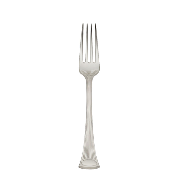 Children’s Fork – Avenue silver-plated fork with tapered prongs and sculpted ridged handle.