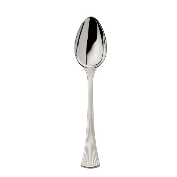 Coffee Spoon 14.5 cm – Avenue silver-plated spoon with rounded bowl and sculpted ridged handle