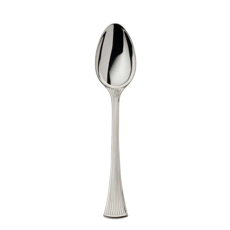 Coffee Spoon 13 cm – Avenue silver-plated spoon with compact bowl and sculpted ridged handle.