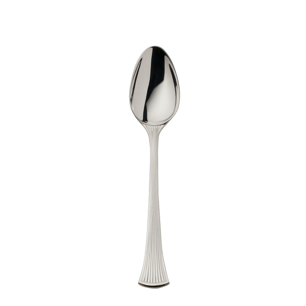 Mocha Spoon 10.5 cm – Avenue silver-plated spoon with petite rounded bowl and sculpted ridged handle.