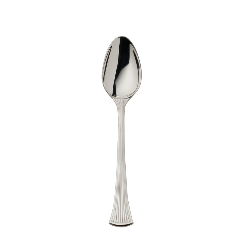 Mocha Spoon 10.5 cm – Avenue silver-plated spoon with petite rounded bowl and sculpted ridged handle.
