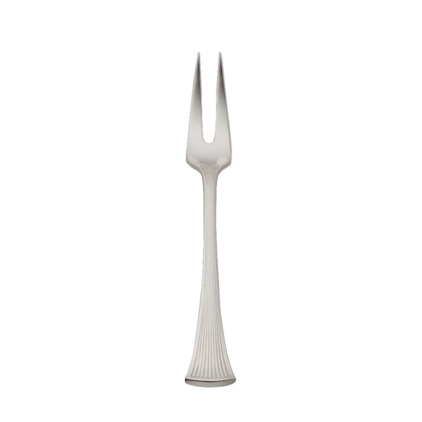 Meat Fork Large – Avenue silver-plated fork with long sturdy prongs and sculpted ridged handle.