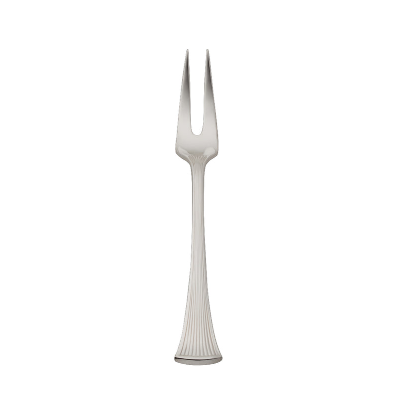 Meat Fork Large – Avenue silver-plated fork with long sturdy prongs and sculpted ridged handle.