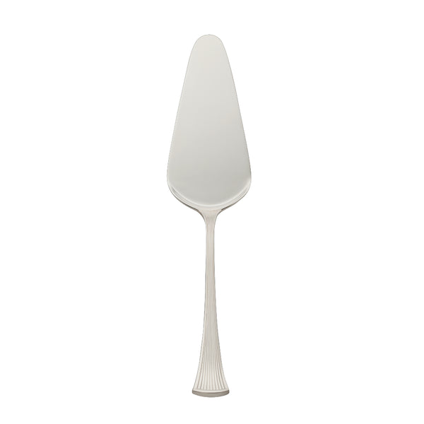 Tart Server – Avenue silver-plated server with long flat blade and sculpted ridged handle