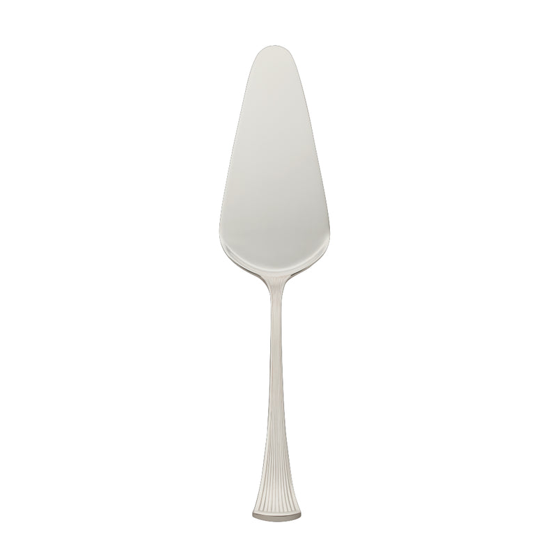 Tart Server – Avenue silver-plated server with long flat blade and sculpted ridged handle