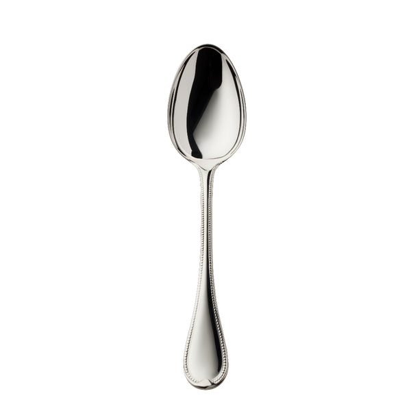 Robbe & Berking Französisch-Perl silver-plated menu spoon.
