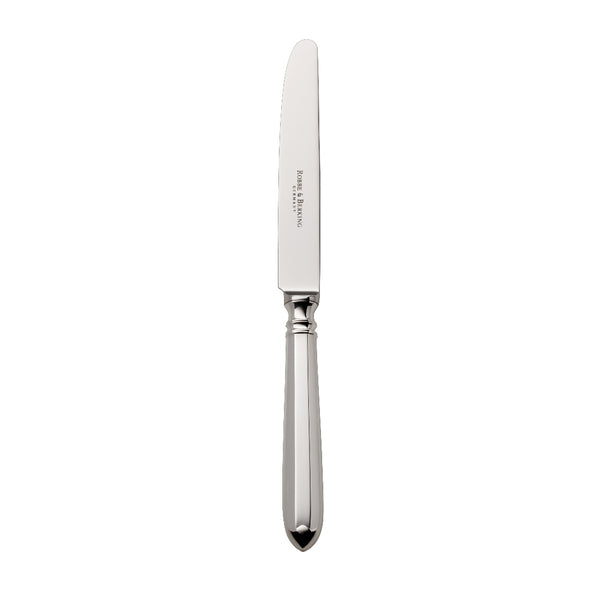 Navette silver-plated menu knife by Robbe & Berking with refined blade and sculpted handle.