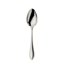 Navette silver-plated 10.5 cm mocha spoon by Robbe & Berking with leaf-tip handle.