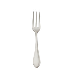 Navette silver-plated cake fork by Robbe & Berking with slender tines.