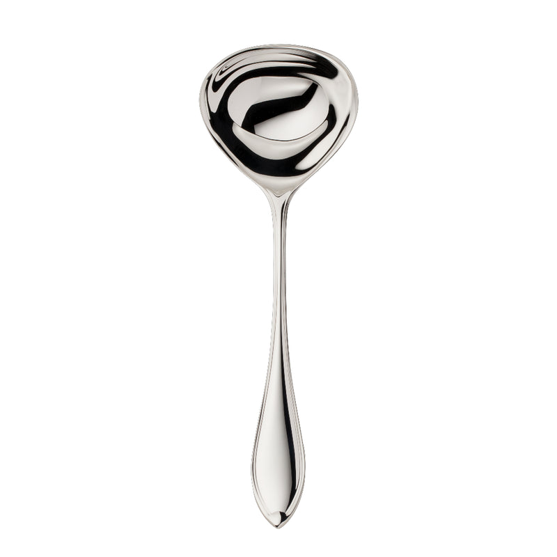 Silver-plated Navette sauce ladle by Robbe & Berking for serving sauces.