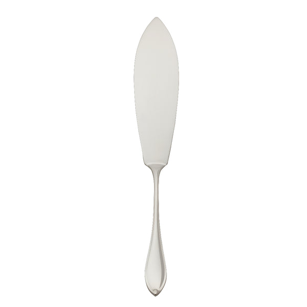 Navette silver-plated fish serving knife with tapered blade Robbe and Berking.
