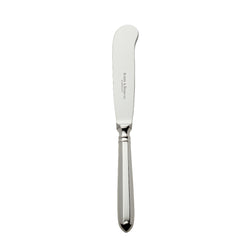 Navette silver-plated butter knife 19 cm by Robbe & Berking with curved blade.