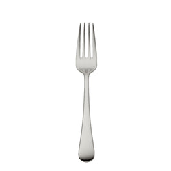 Como stainless steel dessert fork with polished handle and slender prongs by Robbe & Berking.