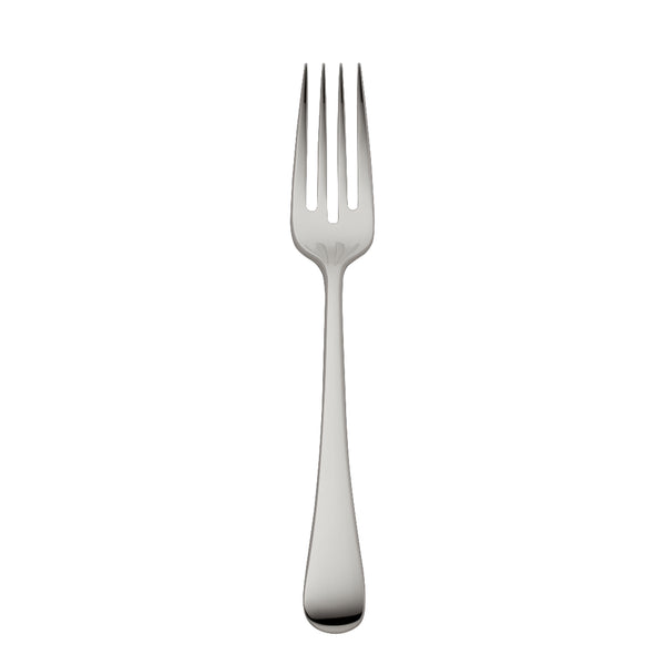 Como stainless steel fish fork with four slender tines and arched handle by Robbe & Berking.