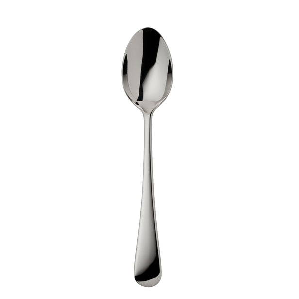Como stainless steel coffee spoon 13 cm with polished surface and arched stem by Robbe & Berking.