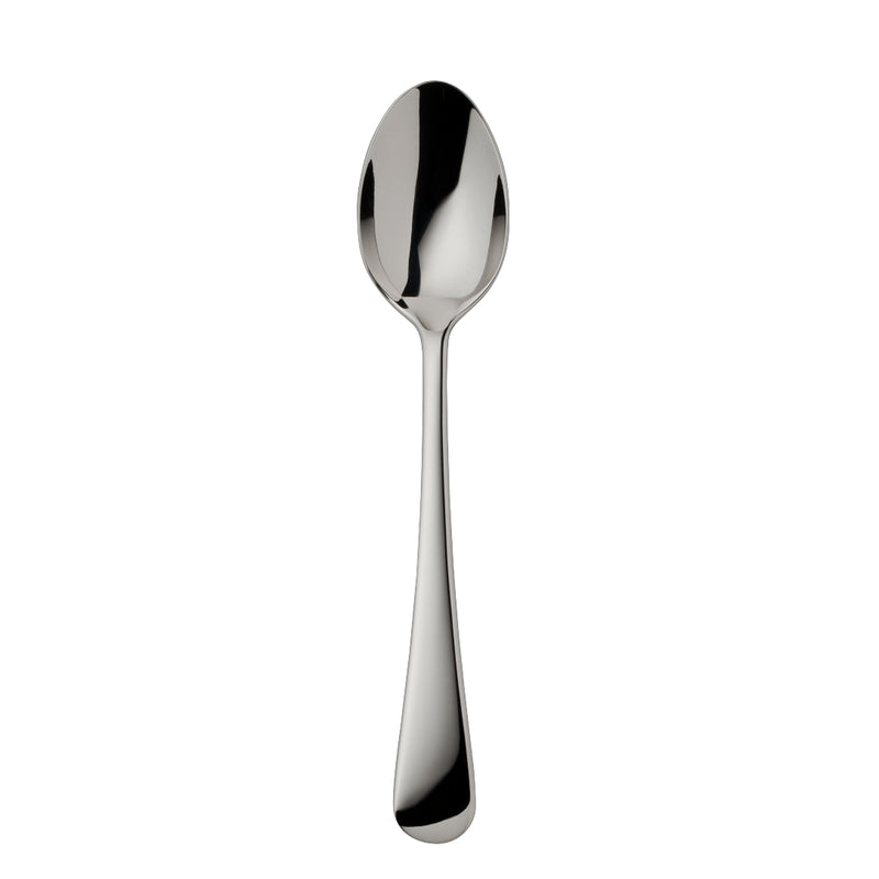 Como stainless steel coffee spoon 13 cm with polished surface and arched stem by Robbe & Berking.