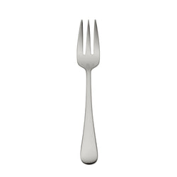 Como stainless steel cake fork with polished tines and smooth sculpted handle by Robbe & Berking.