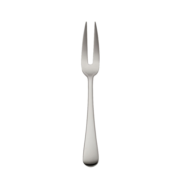 Como small stainless steel meat fork with polished handle and sharp prongs by Robbe & Berking.