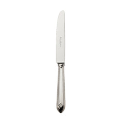 Arcade silver-plated starter and dessert knife by Robbe & Berking with polished blade and detailed handle.