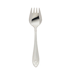 Arcade silver-plated oyster fork by Robbe & Berking with fourpointed tines and rounded bowl.