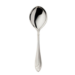Arcade silver-plated 18 cm salad serving spoon by Robbe & Berking with deep bowl and elegant handle.