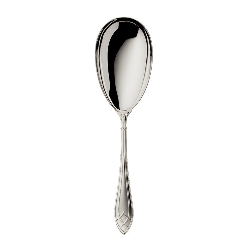 Arcade silver-plated serving spoon by Robbe & Berking