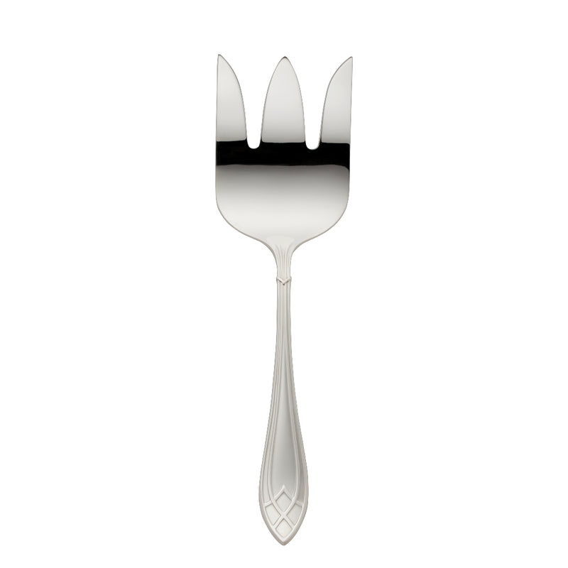 Arcade fish serving fork by Robbe & Berking with wide prongs.