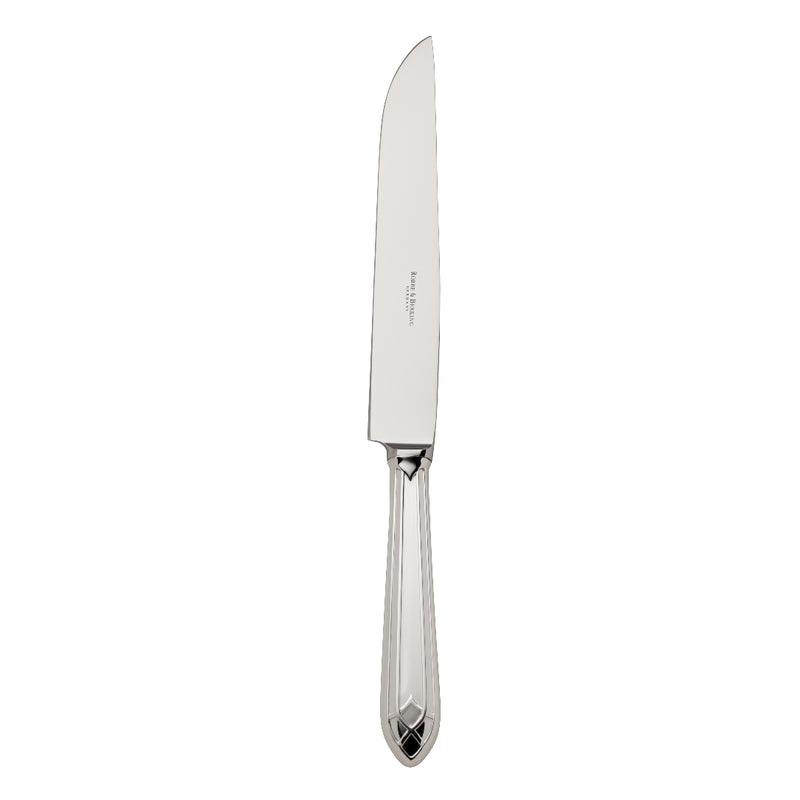 Carving knife with long curved blade and elegant handle from the Arcade collection by Robbe & Berking.