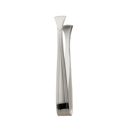Arcade silver-plated sugar tongs by Robbe & Berking with slender form and flared tips.