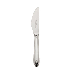 Arcade silver-plated butter spreader by Robbe & Berking with rounded blade and detailed handle.