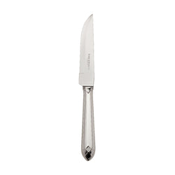 Arcade silver-plated steak knife by Robbe & Berking with tapered blade and detailed handle.