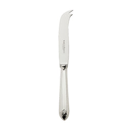 Cheese knife with slim blade, forked tip, and refined handle from the Arcade collection by Robbe & Berking.