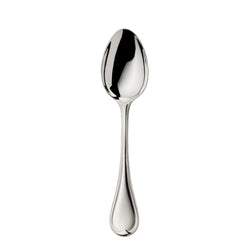 Classic-Faden silver-plated dessert spoon by Robbe & Berking with triple-thread detail.