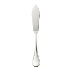 Classic-Faden silver-plated fish knife by Robbe & Berking with triple-thread detailing.