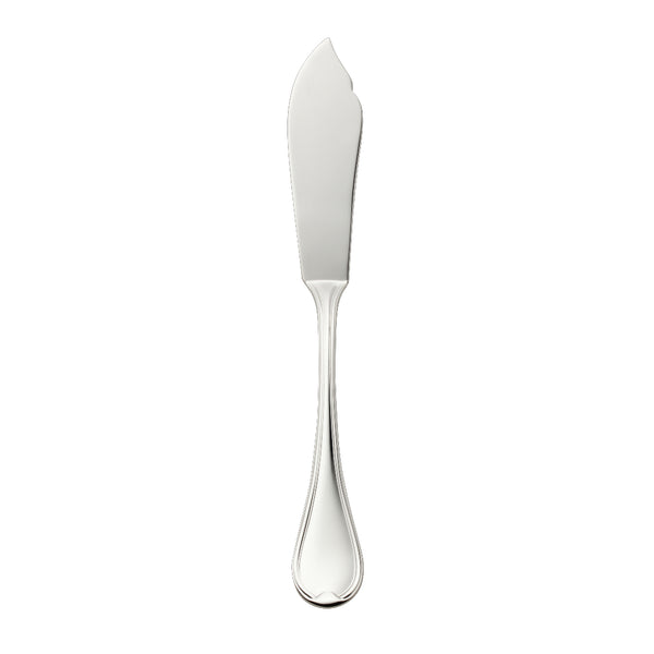 Classic-Faden silver-plated fish knife by Robbe & Berking with triple-thread detailing.