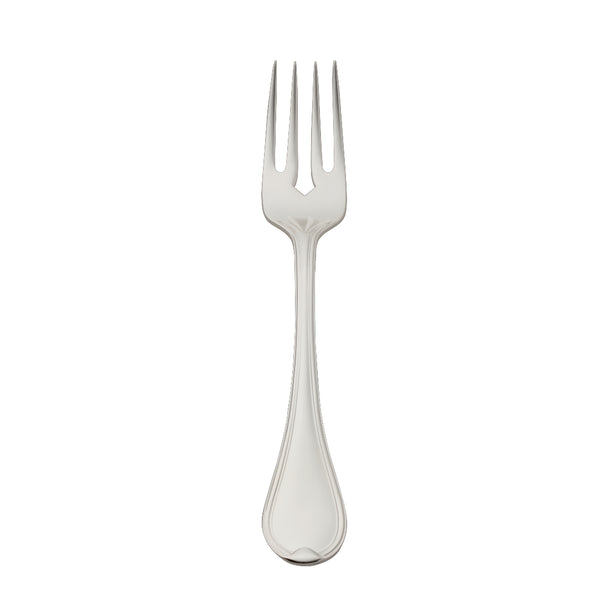 Classic-Faden silver-plated fish fork by Robbe & Berking with triple-thread detailing.