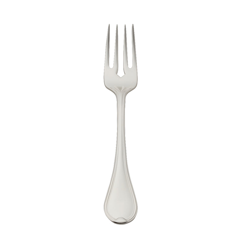 Classic-Faden silver-plated fish fork by Robbe & Berking with triple-thread detailing.