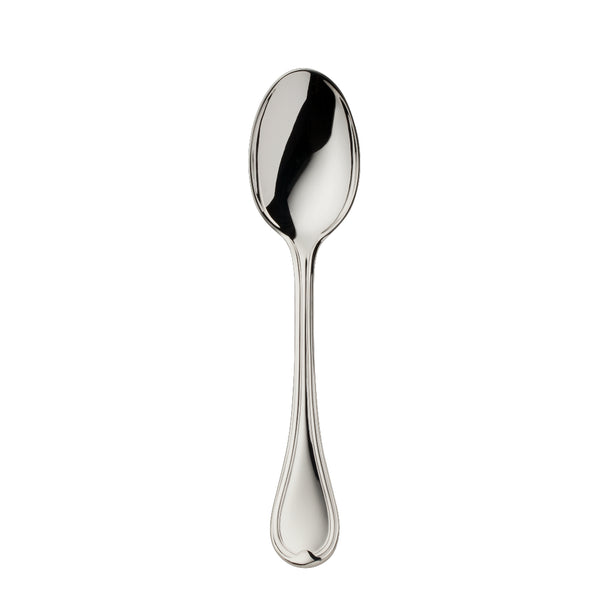 Classic-Faden silver-plated children’s spoon by Robbe & Berking with triple-thread detailing.