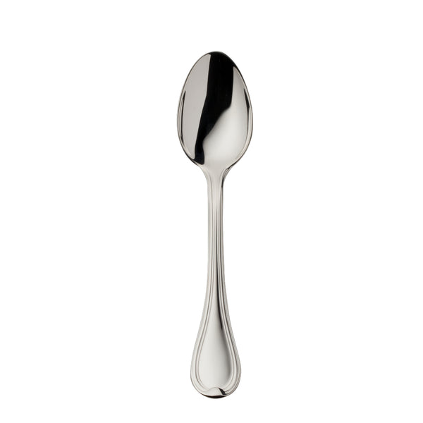 Classic-Faden silver-plated mocha spoon 10.5 cm by Robbe & Berking with triple-thread detail.