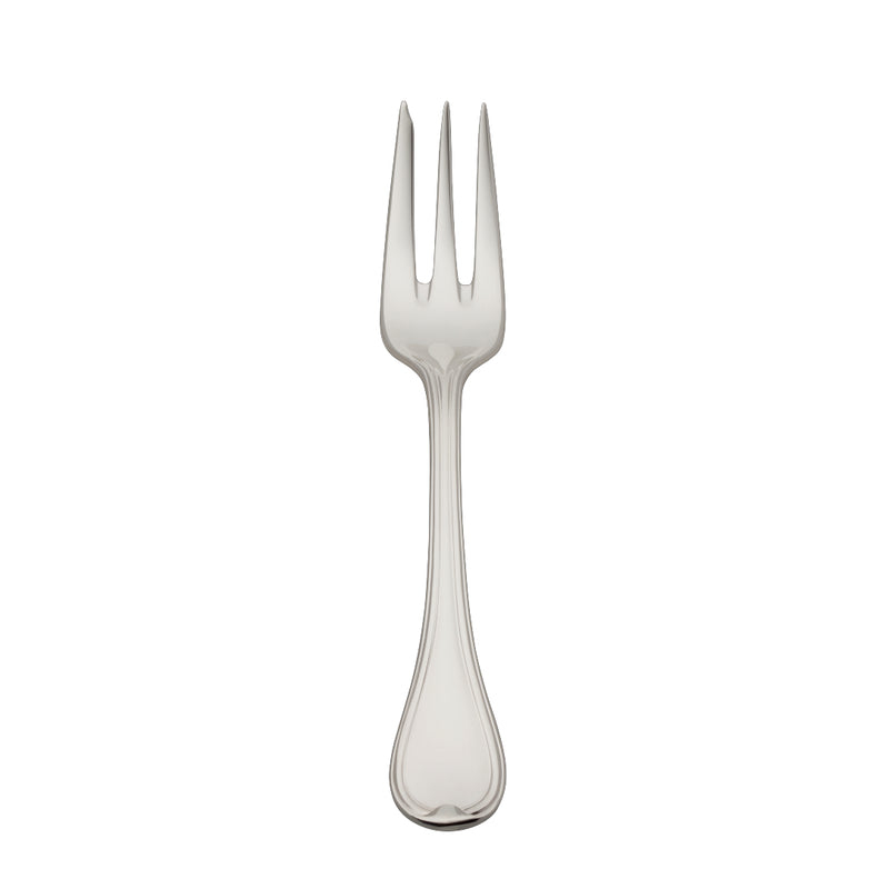 Classic-Faden silver-plated cake fork by Robbe & Berking with elegant triple-thread design.