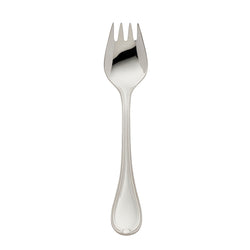Classic-Faden silver-plated oyster fork by Robbe & Berking with triple-thread detailing.