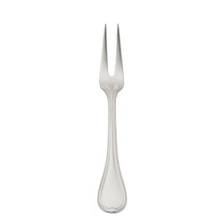 Classic-Faden silver-plated small meat fork by Robbe & Berking with refined triple-thread detail.