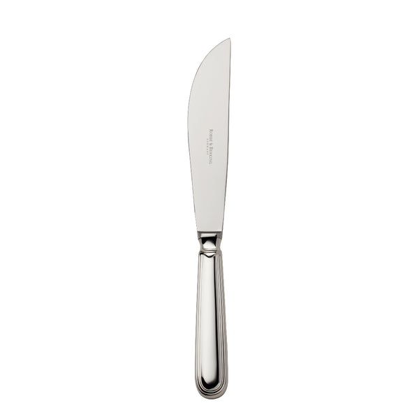 Luxury carving knife with curved blade and triple-thread handle, Classic-Faden collection by Robbe & Berking.