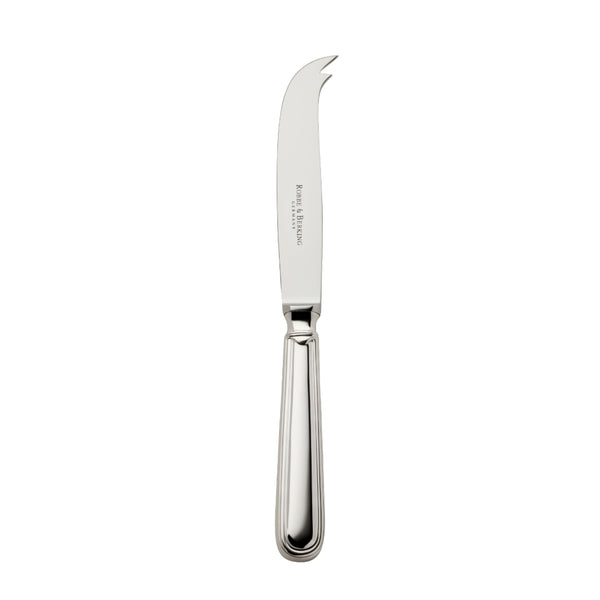 Classic-Faden 20 cm cheese knife with pronged blade and triple thread handle, ideal for slicing and serving cheeses.