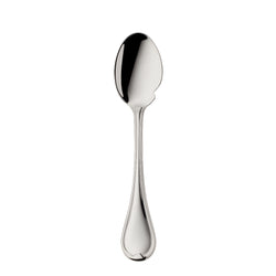 Classic-Faden silver-plated gourmet spoon with triple-thread handle detail by Robbe & Berking.